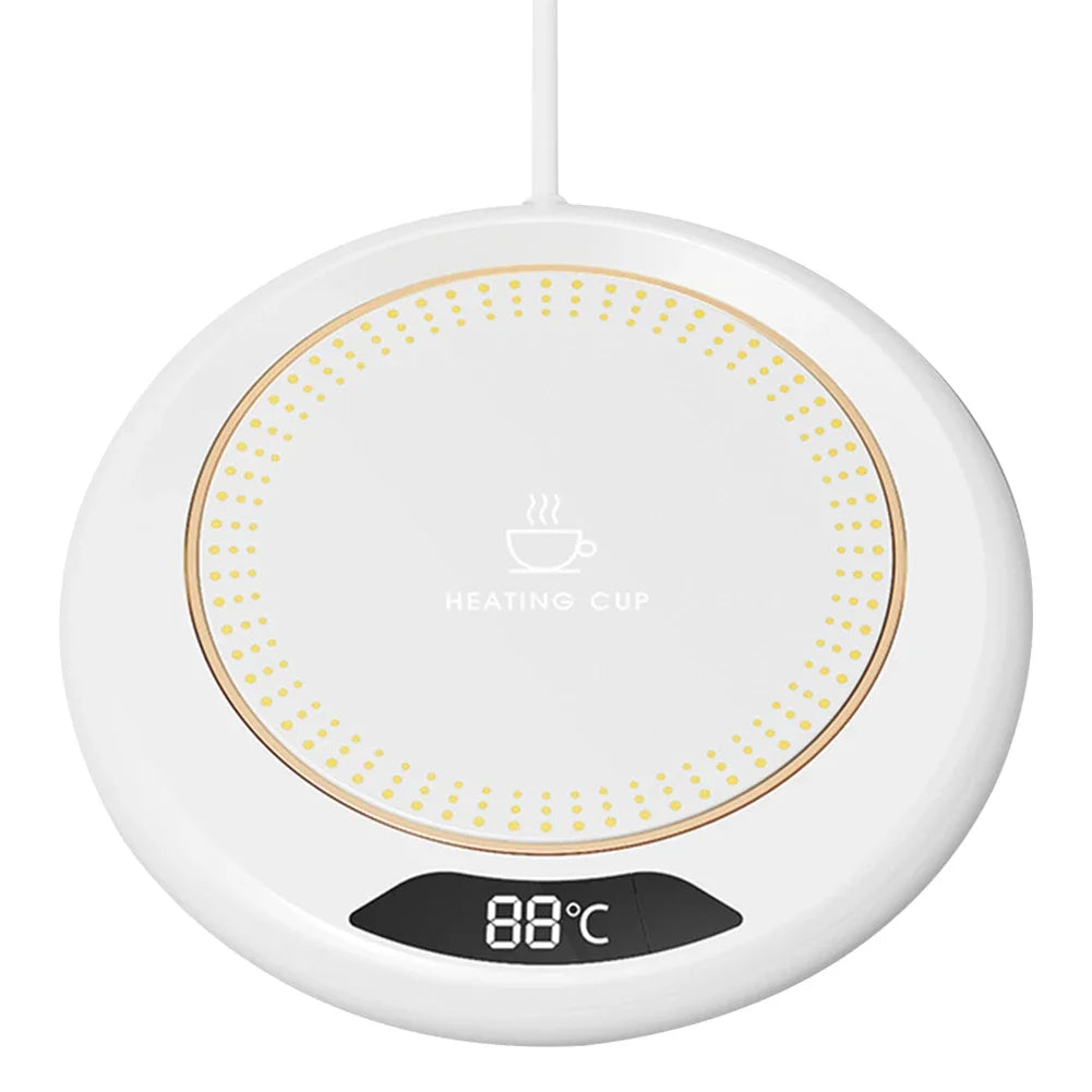 USB Cup Warmer Coffee Mug Heating Coaster 3 Temperature Setting Thermostatic Hot Plate Milk Tea Water Heating Pad Cup Heater